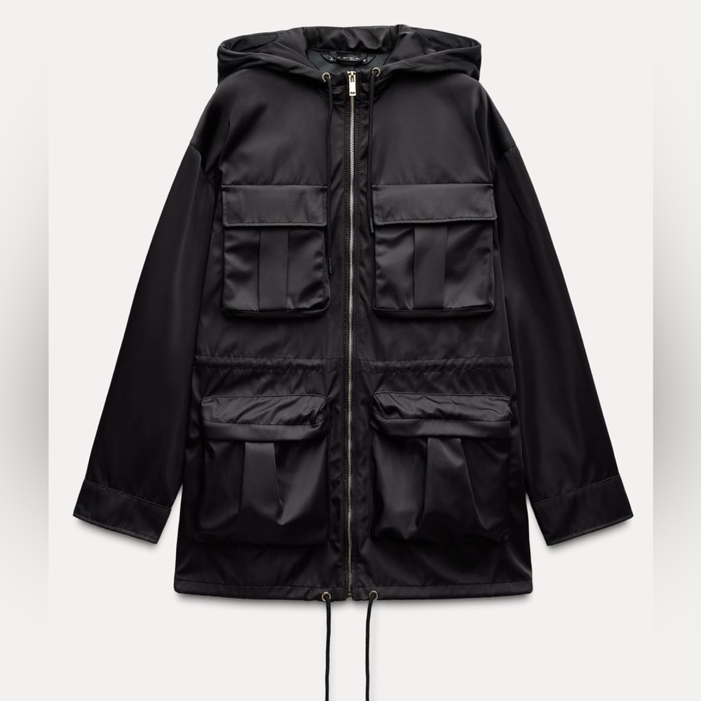 ZARA POCKET PARKA ZW COLLECTION